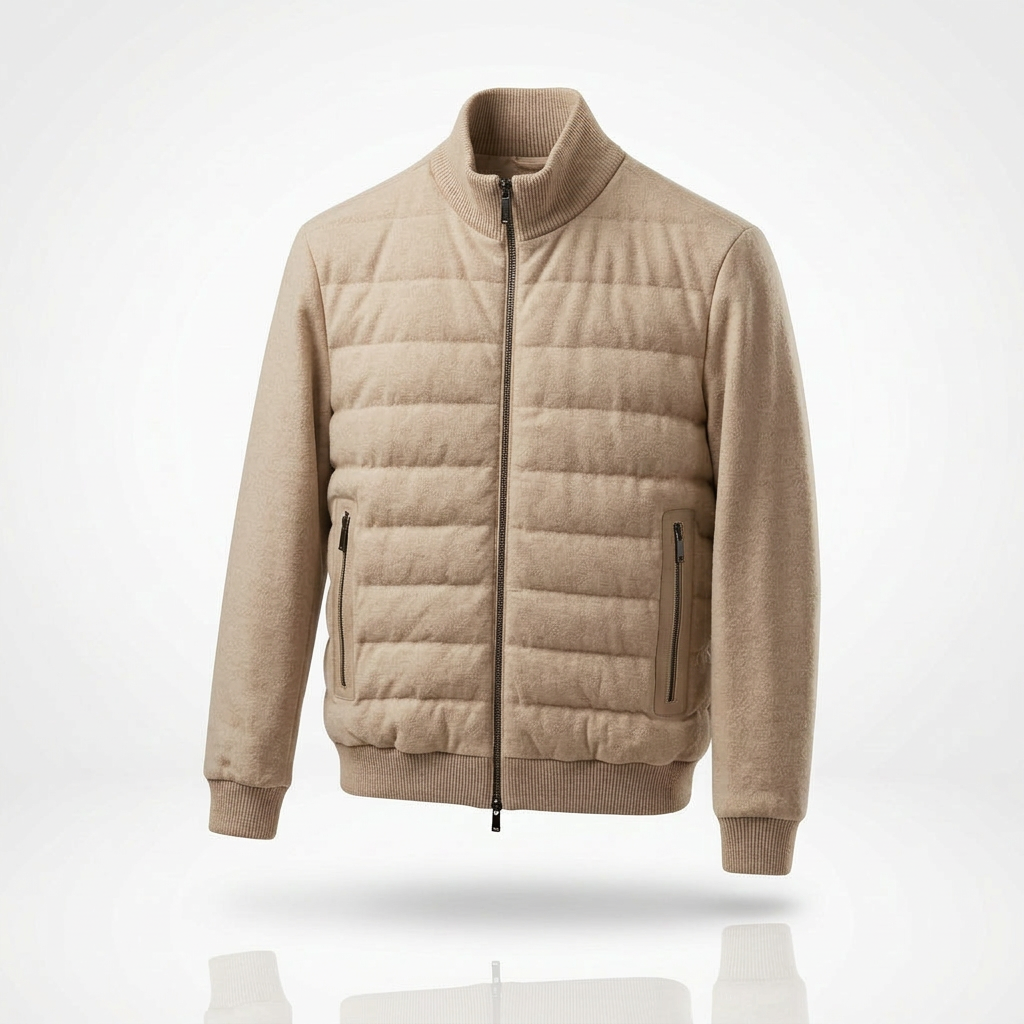 Beige wool jacket