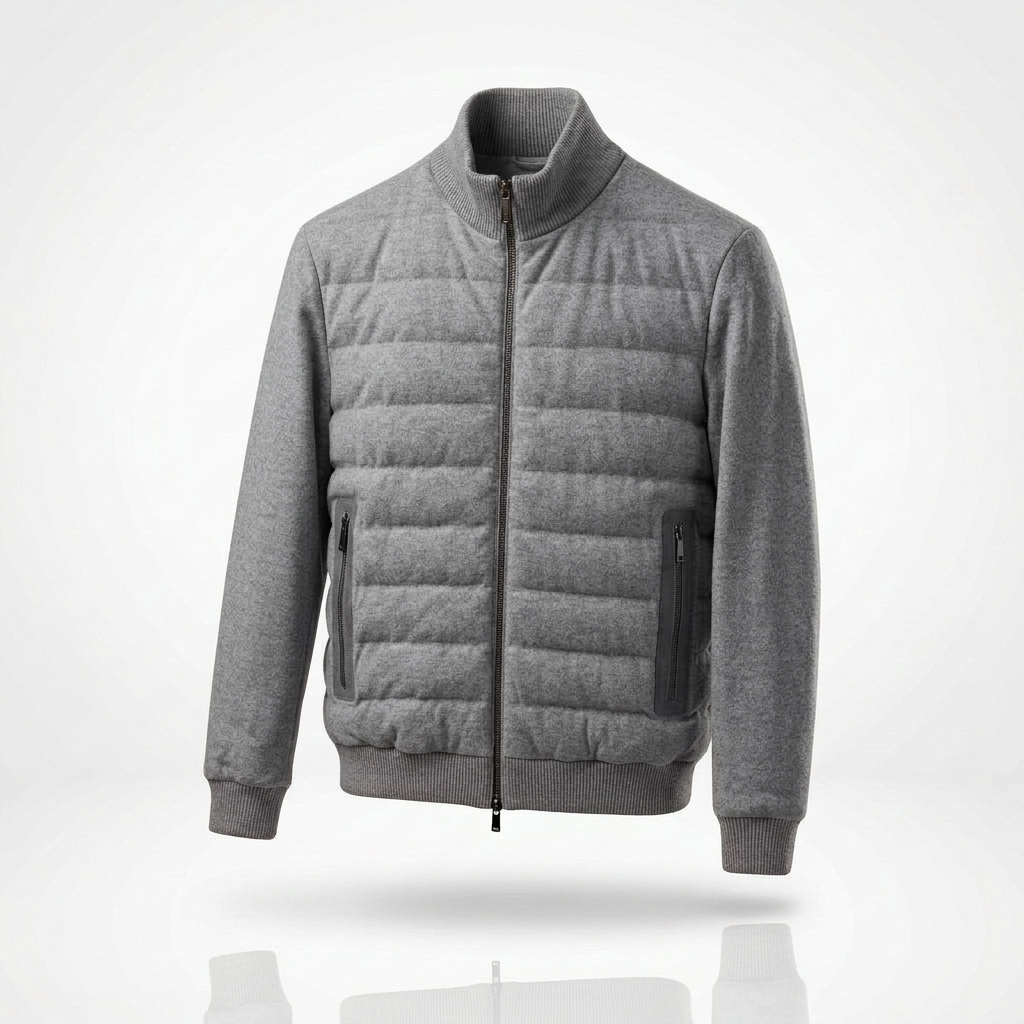 Grey wool jacket