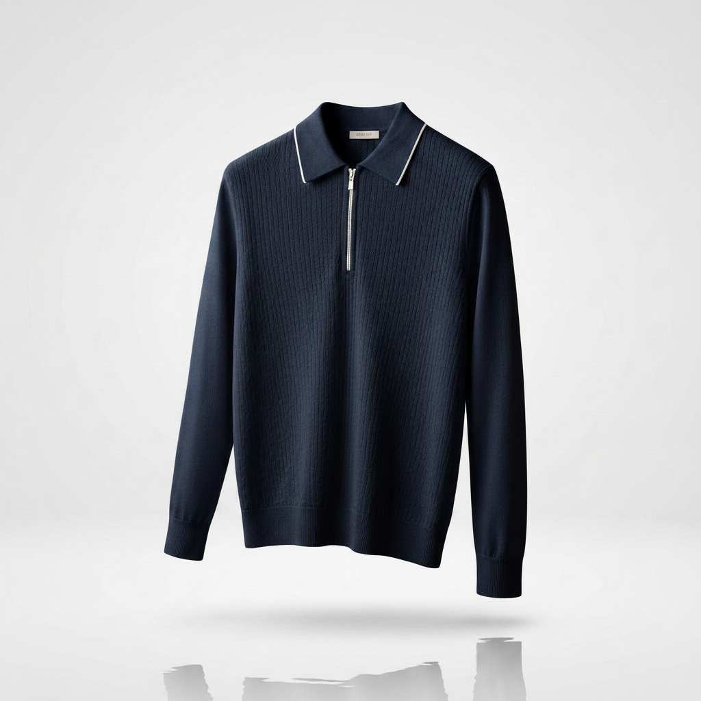 Pulover Polo Bleumarin